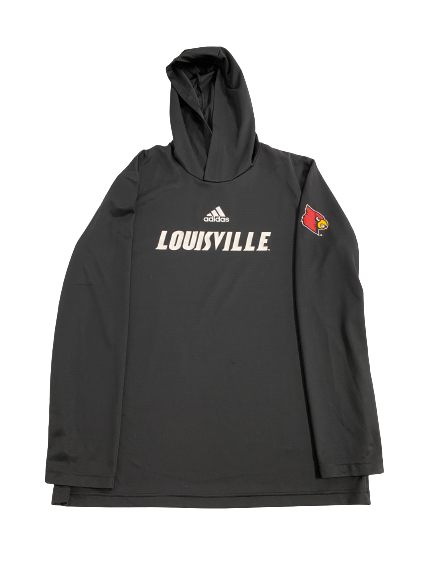 Paige Morningstar Louisville Volleyball Team-Issued Performance Hoodie (Size L)