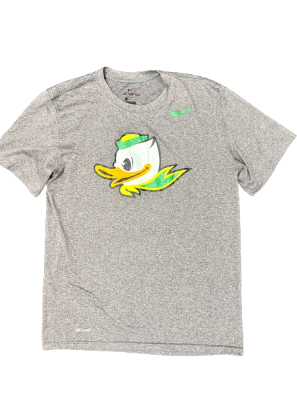 Jaz Shelley Oregon Basketball Team Issued Workout Shirt (Size M)