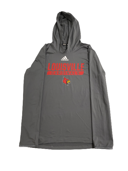 Paige Morningstar Louisville Volleyball Team-Issued Performance Hoodie (Size M)