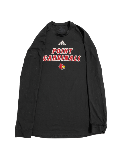 Paige Morningstar Louisville Volleyball Team-Issued Long Sleeve Shirt (Size MT)