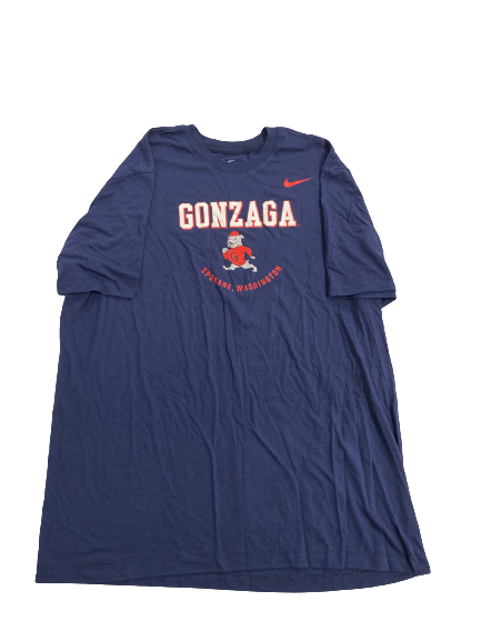 Will Graves Gonzaga Basketball Team-Issued T-Shirt (Size XL)
