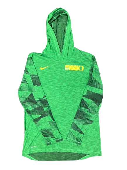 Jaz Shelley Oregon Basketball Team Issued Performance Hoodie (Size M)