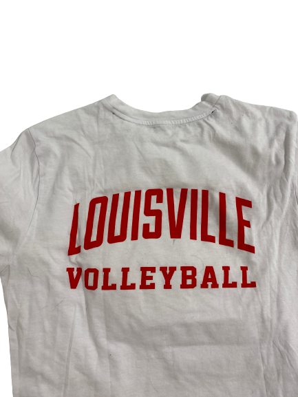 Paige Morningstar Louisville Volleyball Team-Issued T-Shirt (Size M)