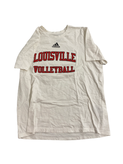 Paige Morningstar Louisville Volleyball Team-Issued T-Shirt (Size