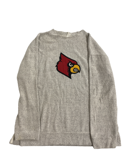 Paige Morningstar Louisville Volleyball Team-Issued Premium Crewneck Sweatshirt (Size L)