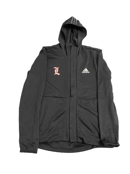Paige Morningstar Louisville Volleyball Team-Issued Zip-Up Jacket (Size L)