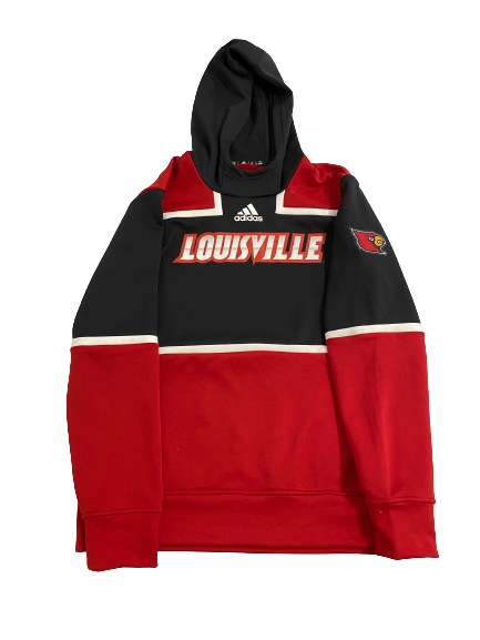 Paige Morningstar Louisville Volleyball Team-Issued Sweatshirt (Size LT)