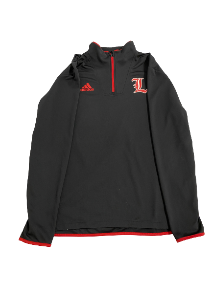 Paige Morningstar Louisville Volleyball Team-Issued Quarter-Zip Pullover (Size L)