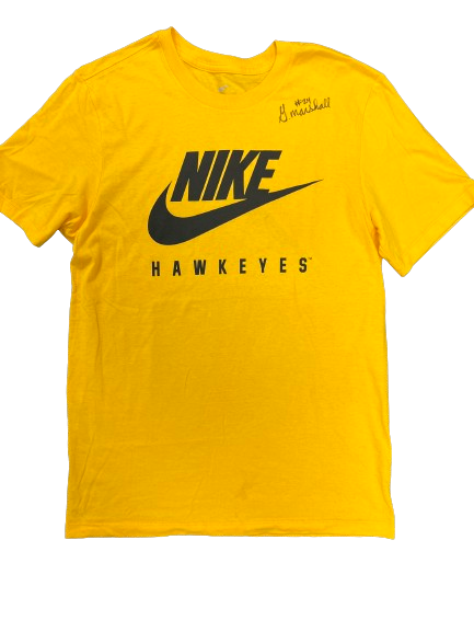 Gabbie Marshall Iowa Basketball SIGNED T-Shirt (Size S)