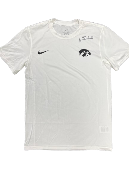 Gabbie Marshall Iowa Basketball SIGNED T-Shirt (Size S)