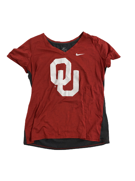 Maggie Nichols Oklahoma Gymnastics Team-Issued T-Shirt (Size Women&