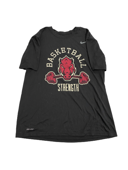 Ricky Council IV Arkansas Basketball Player-Exclusive "STRENGTH" T-Shirt (Size XL)