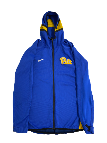 Nike Sibande Pittsburgh Basketball Player-Exclusive Zip-Up Jacket (Size M)