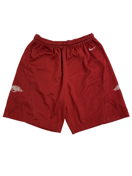 Ricky Council IV Arkansas Basketball Player-Exclusive Practice Shorts (Size L)