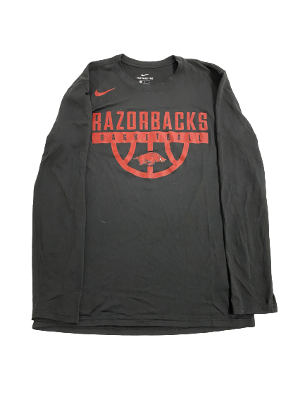 Ricky Council IV Arkansas Basketball Team-Issued Long Sleeve Shirt (Size L)
