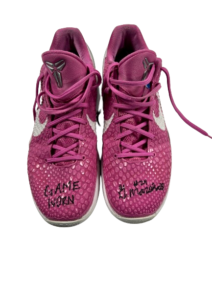 Gabbie Marshall Iowa Basketball Team Issued SIGNED GAME WORN "KOBE" Shoes (Size 9.5)