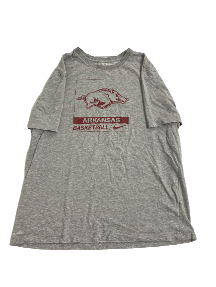 Kamani Johnson Arkansas Basketball Team-Issued T-Shirt (Size XL)