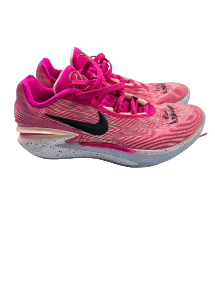 Gabbie Marshall Iowa Basketball Team Issued SIGNED Shoes (Size 9.5)