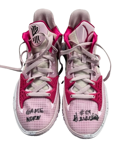 Gabbie Marshall Iowa Basketball Team Issued SIGNED GAME WORN Shoes (Size 9.5)