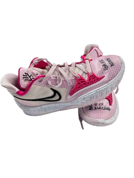 Gabbie Marshall Iowa Basketball Team Issued SIGNED GAME WORN Shoes (Size 9.5)