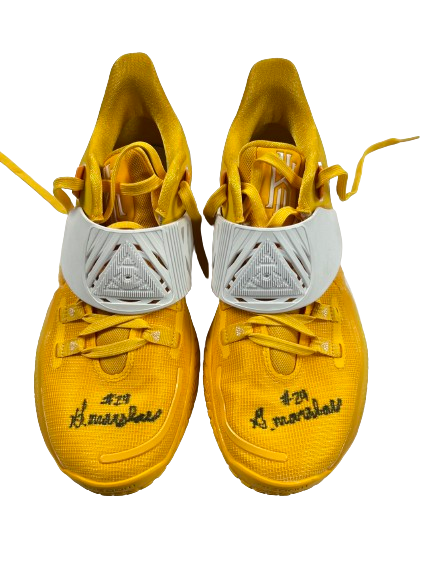 Gabbie Marshall Iowa Basketball Team Issued SIGNED Shoes (Size 9)