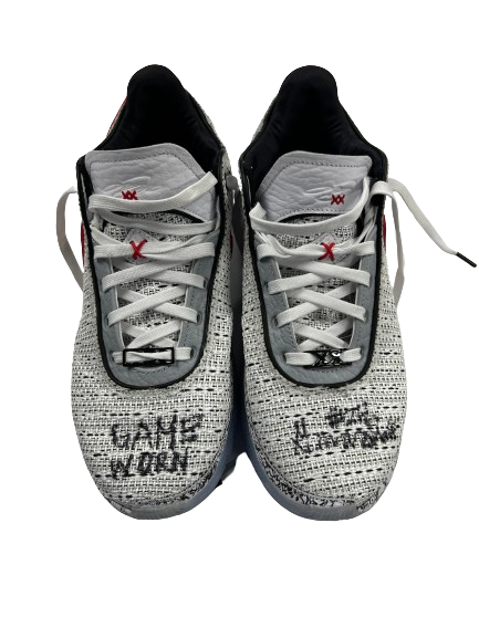 Gabbie Marshall Iowa Basketball Team Issued SIGNED GAME WORN Shoes (Size 9.5)