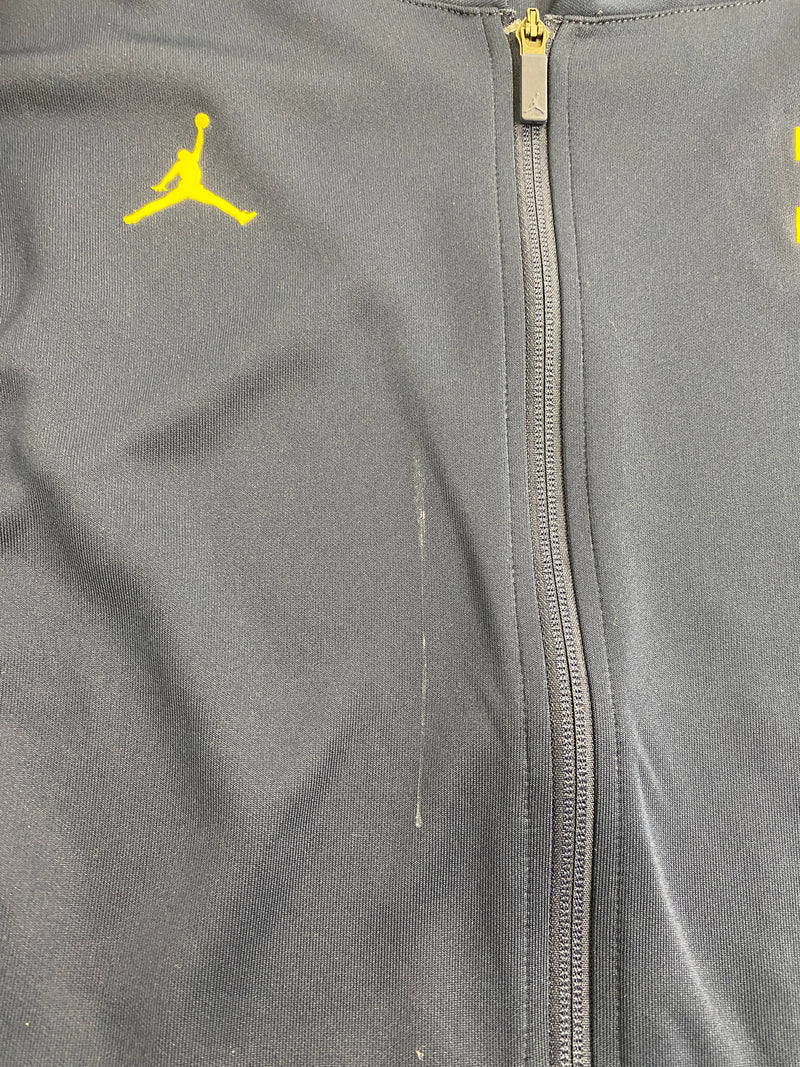 Emily Kiser Michigan Basketball Team-Issued Zip-Up Jacket (Size XXL)