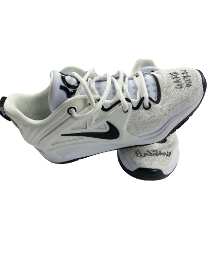 Gabbie Marshall Iowa Basketball Team Issued SIGNED GAME WORN Shoes (Size 9.5)