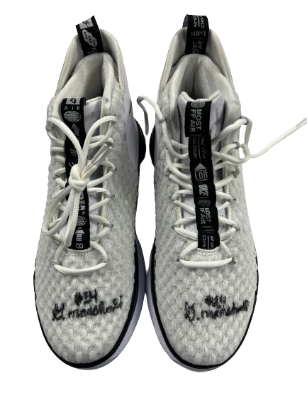 Gabbie Marshall Iowa Basketball Team Issued SIGNED Shoes (Size 9)
