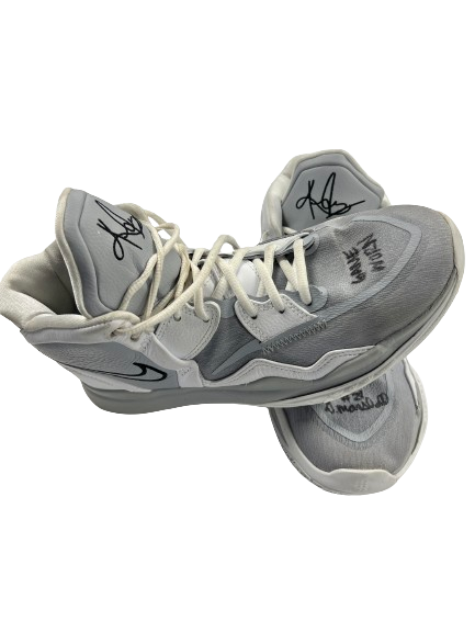 Gabbie Marshall Iowa Basketball Team Issued SIGNED GAME WORN Shoes (Size 9.5)
