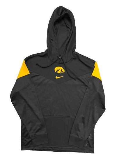 Gabbie Marshall Iowa Basketball Team Issued Mesh Hoodie (Size S)