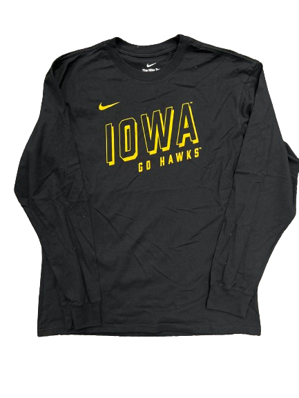 Gabbie Marshall Iowa Basketball Team Issued Long Sleeve Shirt (Size S)