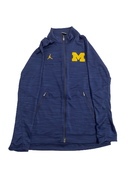 Emily Kiser Michigan Basketball Player-Exclusive Zip-Up Jacket (Size Women&
