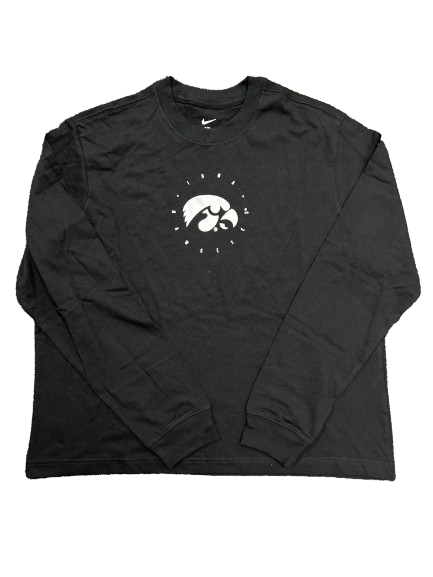 Gabbie Marshall Iowa Basketball Team Issued Long Sleeve Shirt (Size WOMEN&