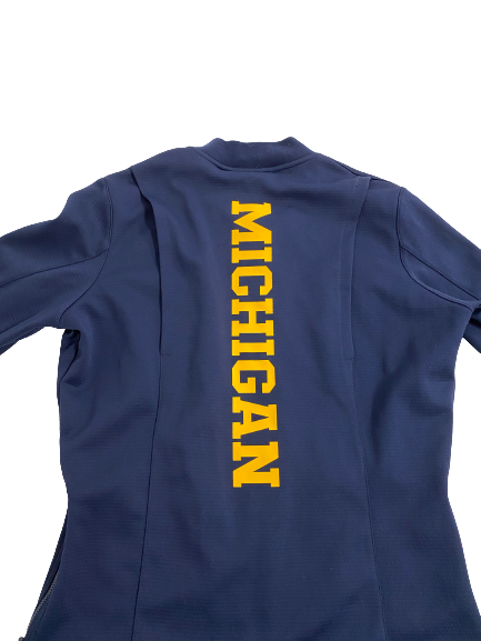 Emily Kiser Michigan Basketball Player-Exclusive Pre-Game Warm Up Jacket (Size Women&