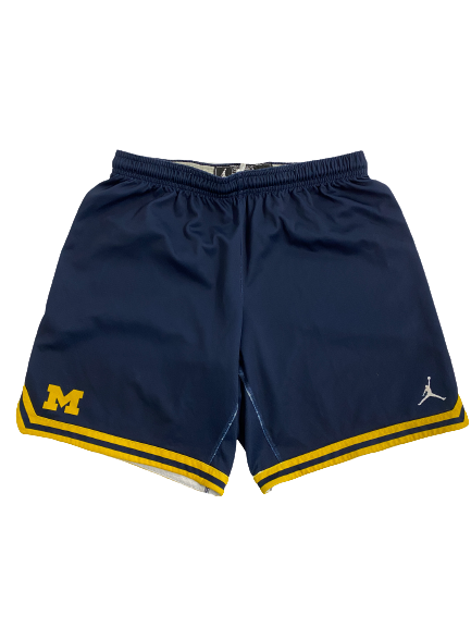 Emily Kiser Michigan Basketball Player-Exclusive Practice Shorts (Size Women&