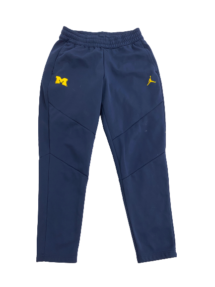 Emily Kiser Michigan Basketball Team-Issued Sweatpants (Size L)