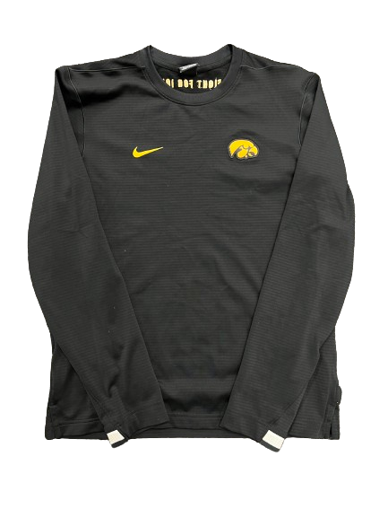 Gabbie Marshall Iowa Basketball Team Issued *WAFFLE STYLE* Long Sleeve Shirt (Size S)