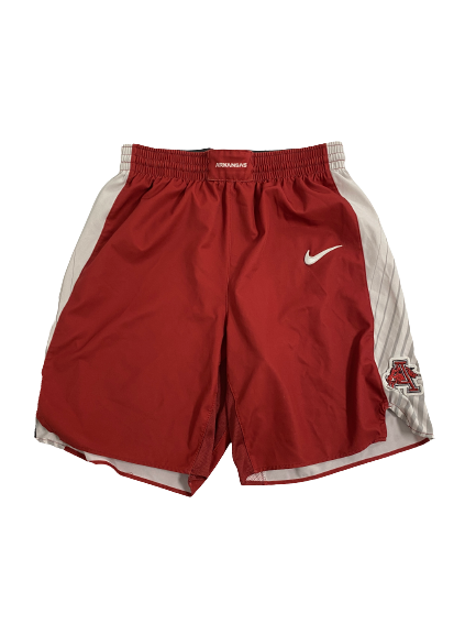 Kamani Johnson Arkansas Basketball 2021-2022 Game Worn Shorts (Size L)