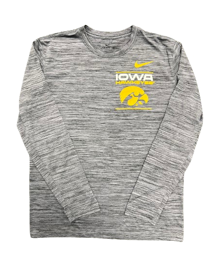 Gabbie Marshall Iowa Basketball Team Issued Long Sleeve Shirt (Size M)