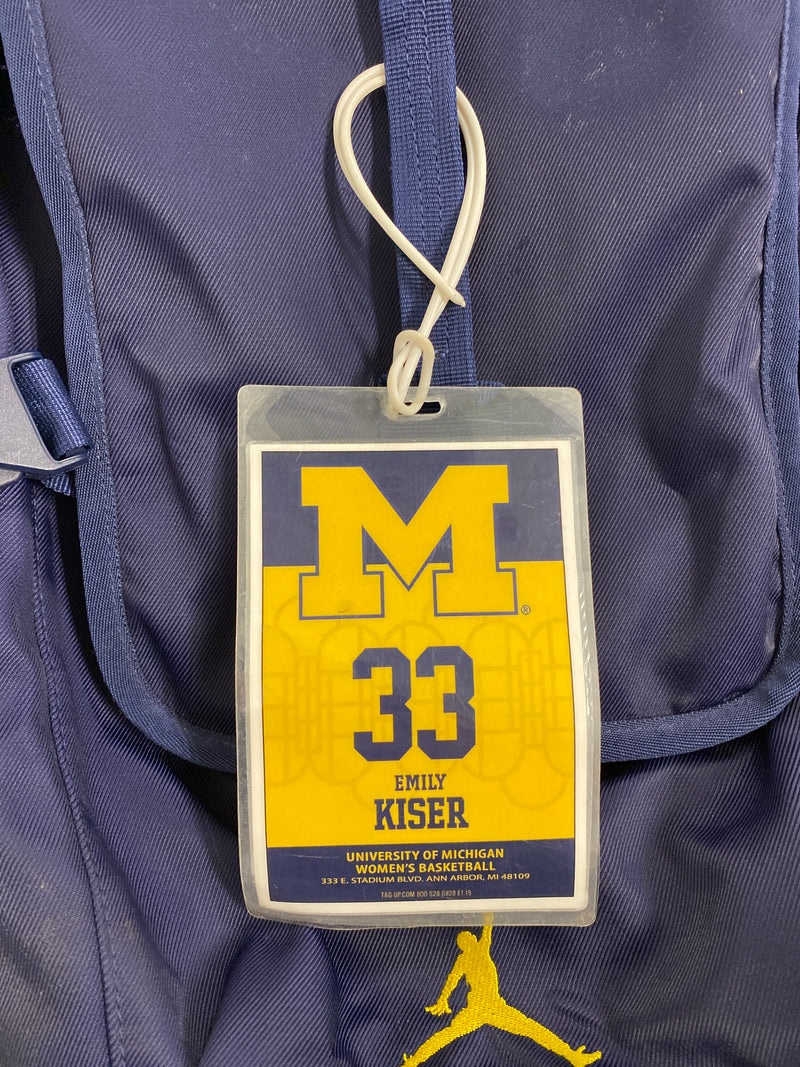 Michigan jordan backpack deals