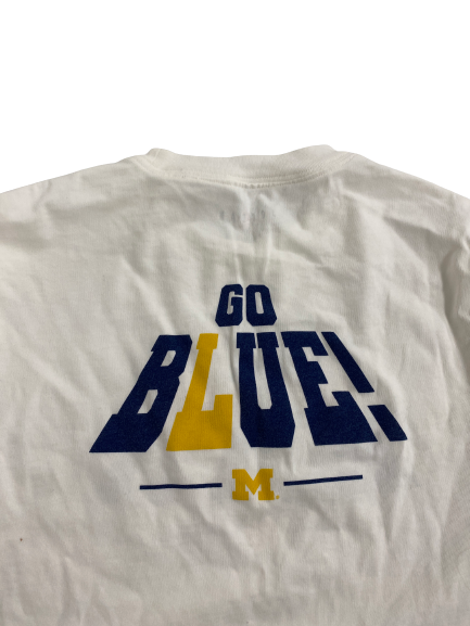 Emily Kiser Michigan Basketball Player-Exclusive Jordan Invitational Long Sleeve Shirt (Size L)