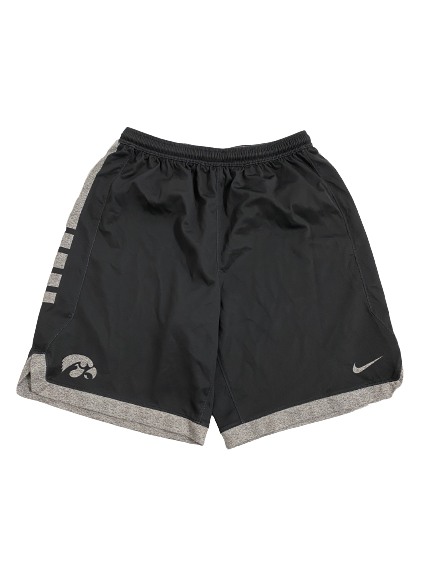 Connor McCaffery Iowa Basketball Player-Exclusive Practice Shorts (Size XL)
