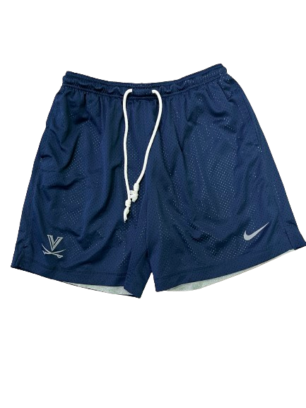Isaac Traudt Virginia Basketball Player Exclusive *REVERSIBLE* Workout Shorts (Size L)