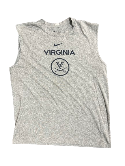 Isaac Traudt Virginia Basketball Player Exclusive "STRENGTH & CONDITIONING" Workout Tank with 