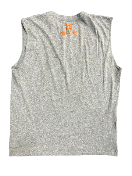 Isaac Traudt Virginia Basketball Player Exclusive "STRENGTH & CONDITIONING" Workout Tank with 