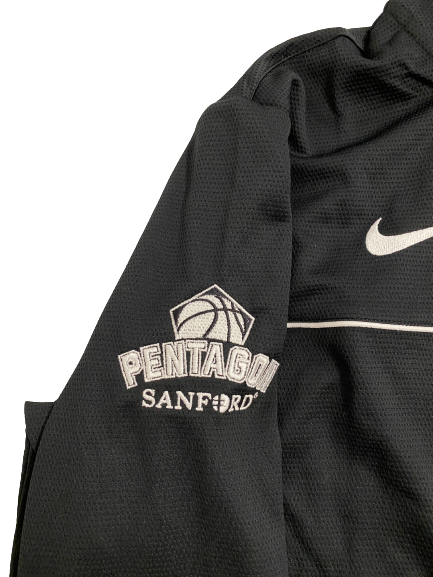 Connor McCaffery Iowa Basketball Player-Exclusive Sanford Pentagon Game Zip-Up Jacket (Size XLT)
