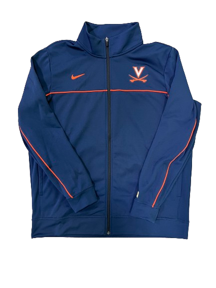 Isaac Traudt Virginia Basketball Team Issued Full Zip Jacket (Size XL)