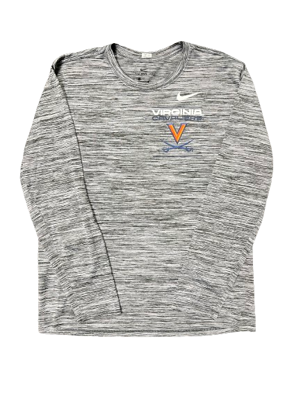 Isaac Traudt Virginia Basketball Team Issued Long Sleeve Shirt (Size L)