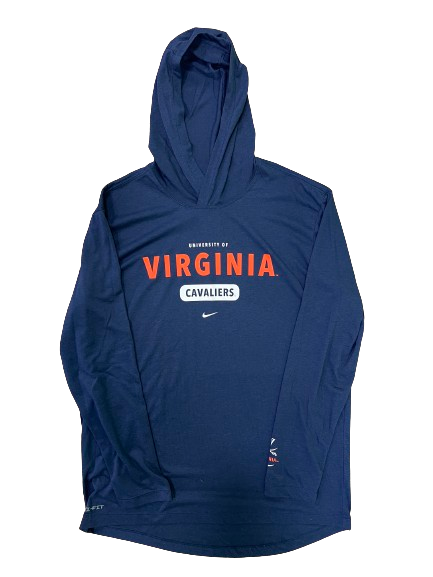 Isaac Traudt Virginia Basketball Team Issued Performance Hoodie (Size L)